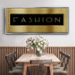 Gold Fashion - Floater Framed Canvas Print