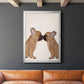 French Kiss Close Up I - Modern Framed Canvas Print