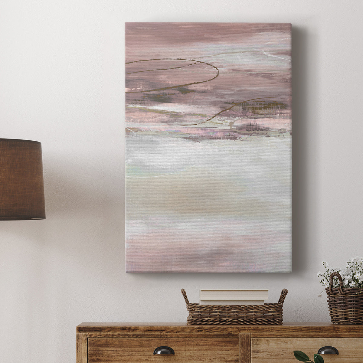 Geo Cache in Pale - Canvas Art Print