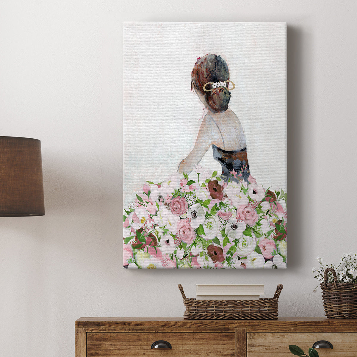Beautiful Floral Contemplation II - Canvas Art Print