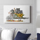 Raccoon Wheelbarrow - Canvas Art Print