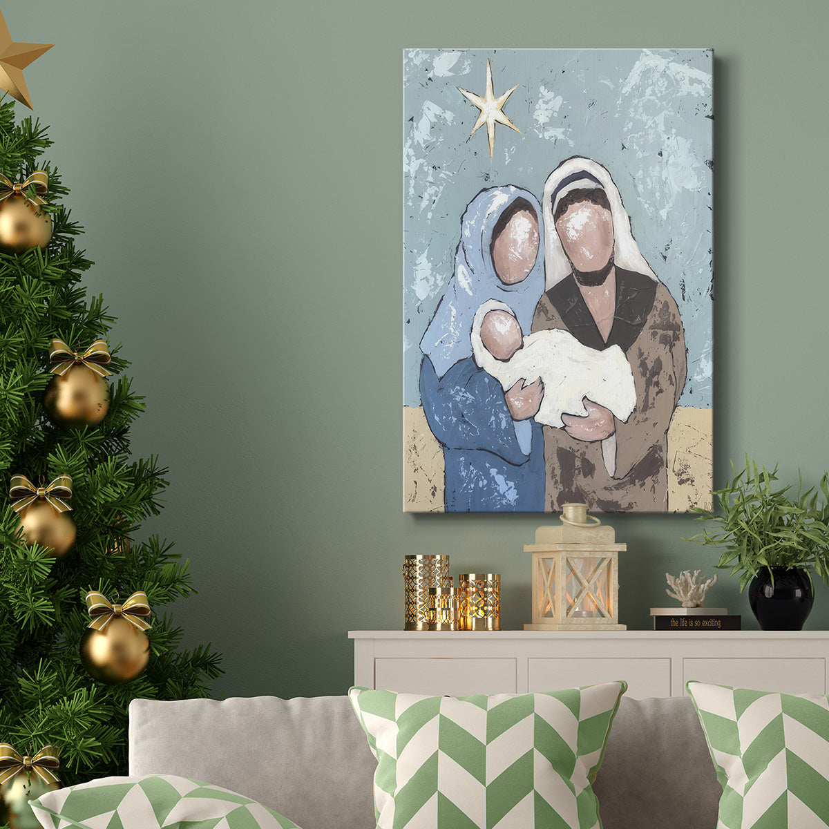 A Silent Night I - Gallery Wrapped Canvas