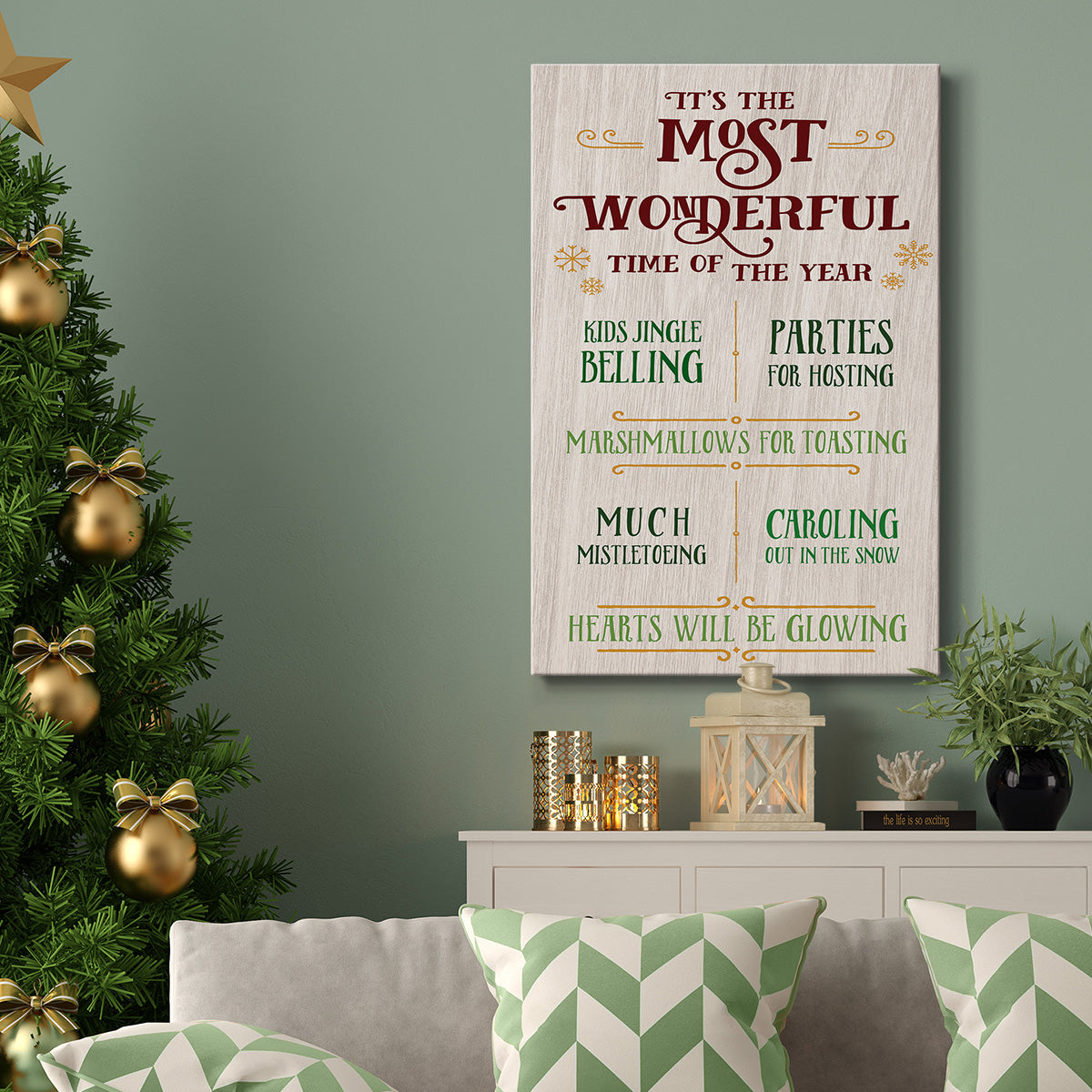 Most Wonderful - Gallery Wrapped Canvas