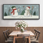 Snowmen VI - Floater Framed Canvas Print