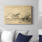 Hatched Horizon II - Canvas Art Print