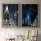 Rooftop Serenade - Premium Framed Canvas 2 Piece Set - Ready to Hang