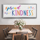 Rainbow Kindness - Floater Framed Canvas Print