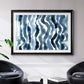 True Blue Wave II - Modern Framed Art Print