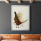 Pheasant Splash 8 - Modern Framed Canvas Print