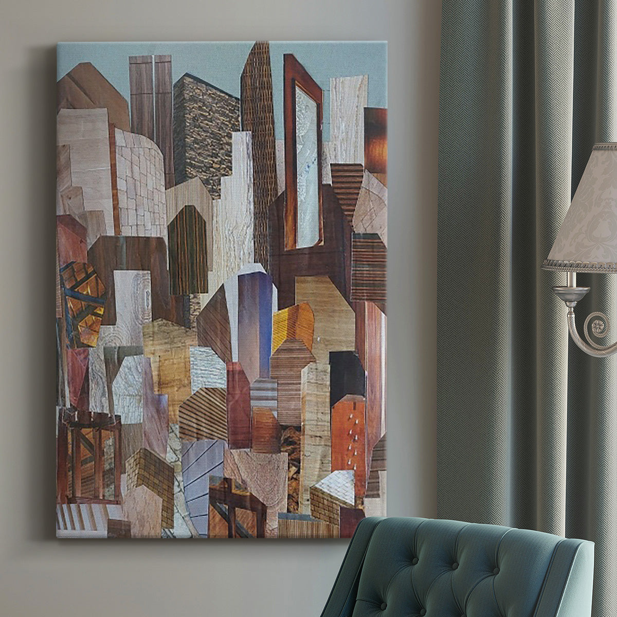 Metropolis Premium Gallery Wrapped Canvas - Ready to Hang