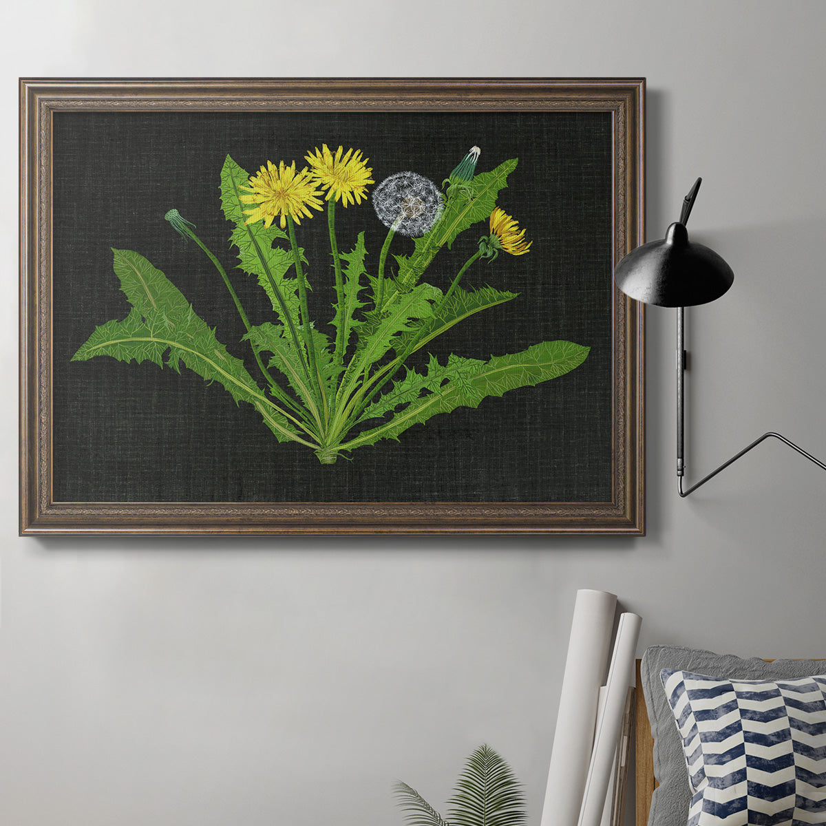 Wild Dandelion II Premium Framed Canvas- Ready to Hang