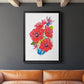 Brilliant Poppies I - Modern Framed Canvas Print