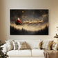 Warm Lantern Carols at Midnight - Canvas Art Print