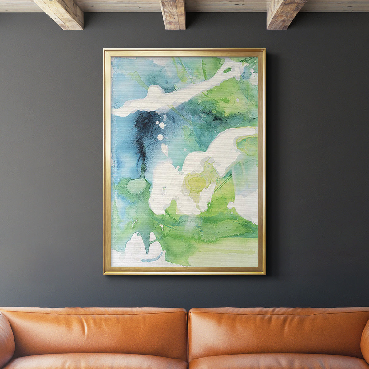 Rising Above I - Modern Framed Canvas Print