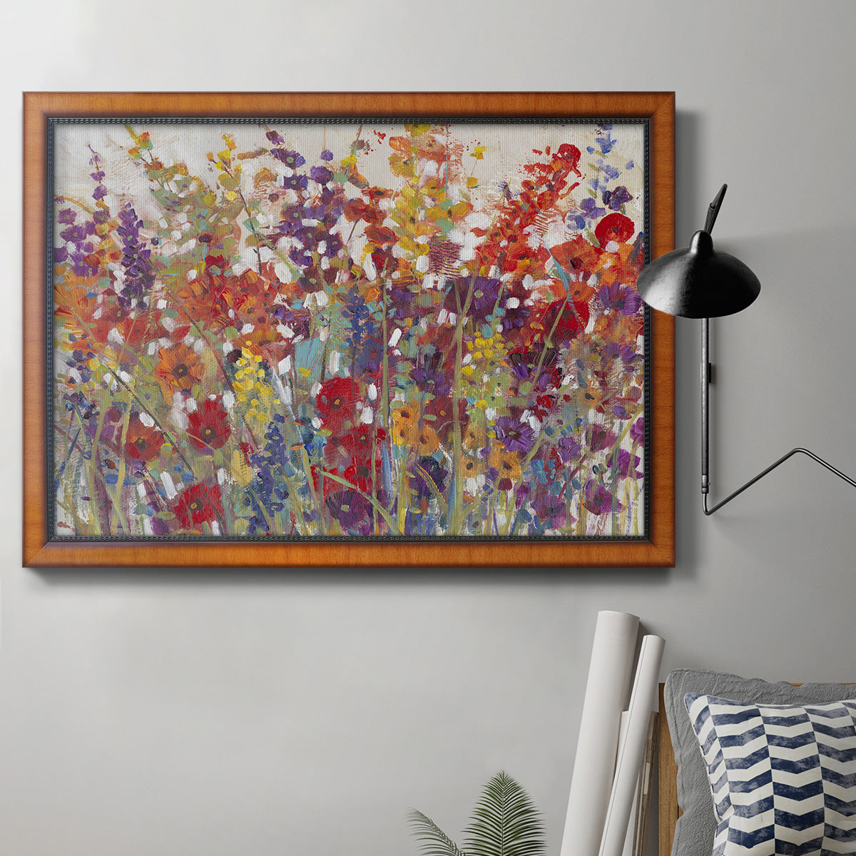 Variety of Flowers II Premium Framed Canvas- Ready to Hang