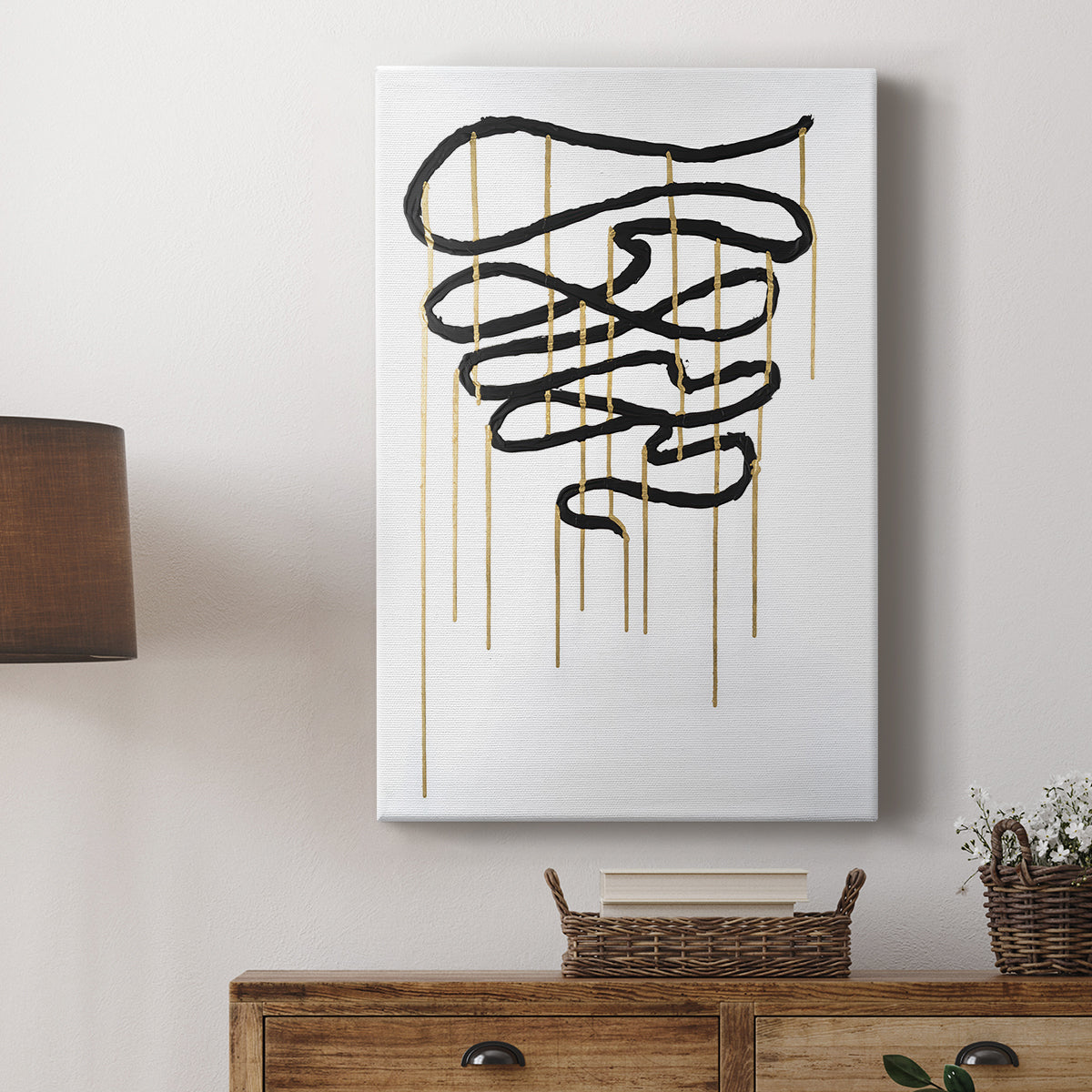 Weeping Ribbon I - Canvas Art Print