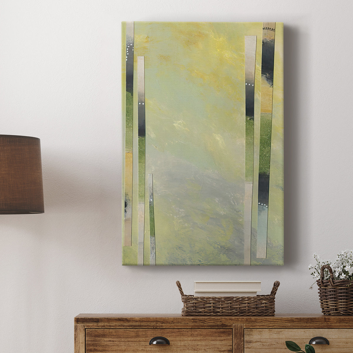 Neutral Assemblage III - Canvas Art Print