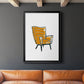 Take a Seat III - Modern Framed Canvas Print