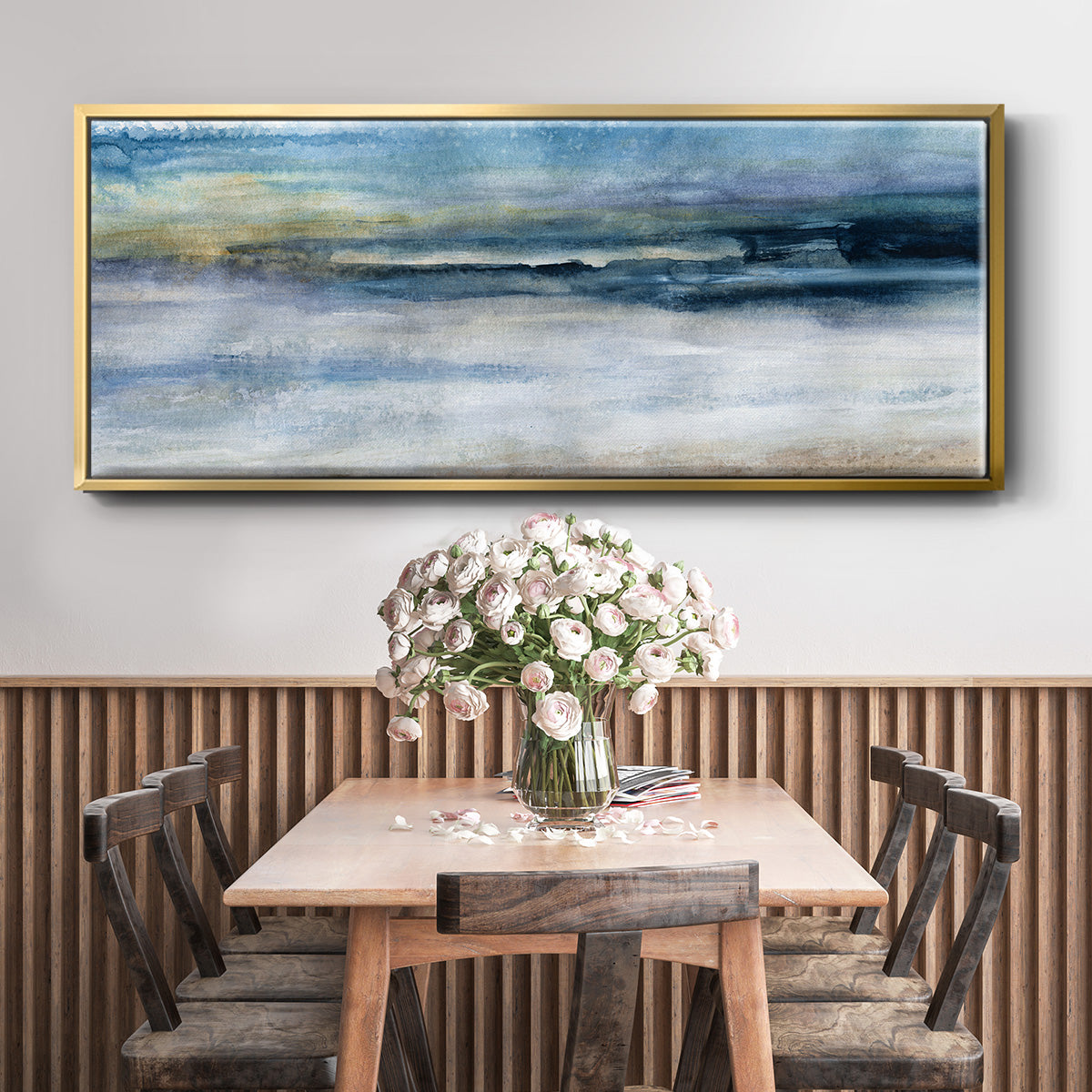 Wind and Water - Floater Framed Canvas Print