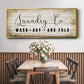 Laundry Co. - Floater Framed Canvas Print
