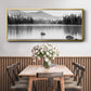 Mountain Reflection - Floater Framed Canvas Print