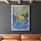 Lake Como Garden - Modern Framed Canvas Print
