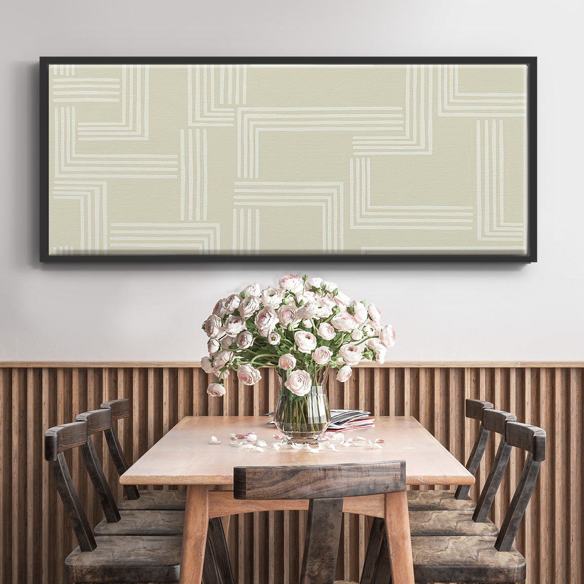 Roll Crossing IV - Floater Framed Canvas Print