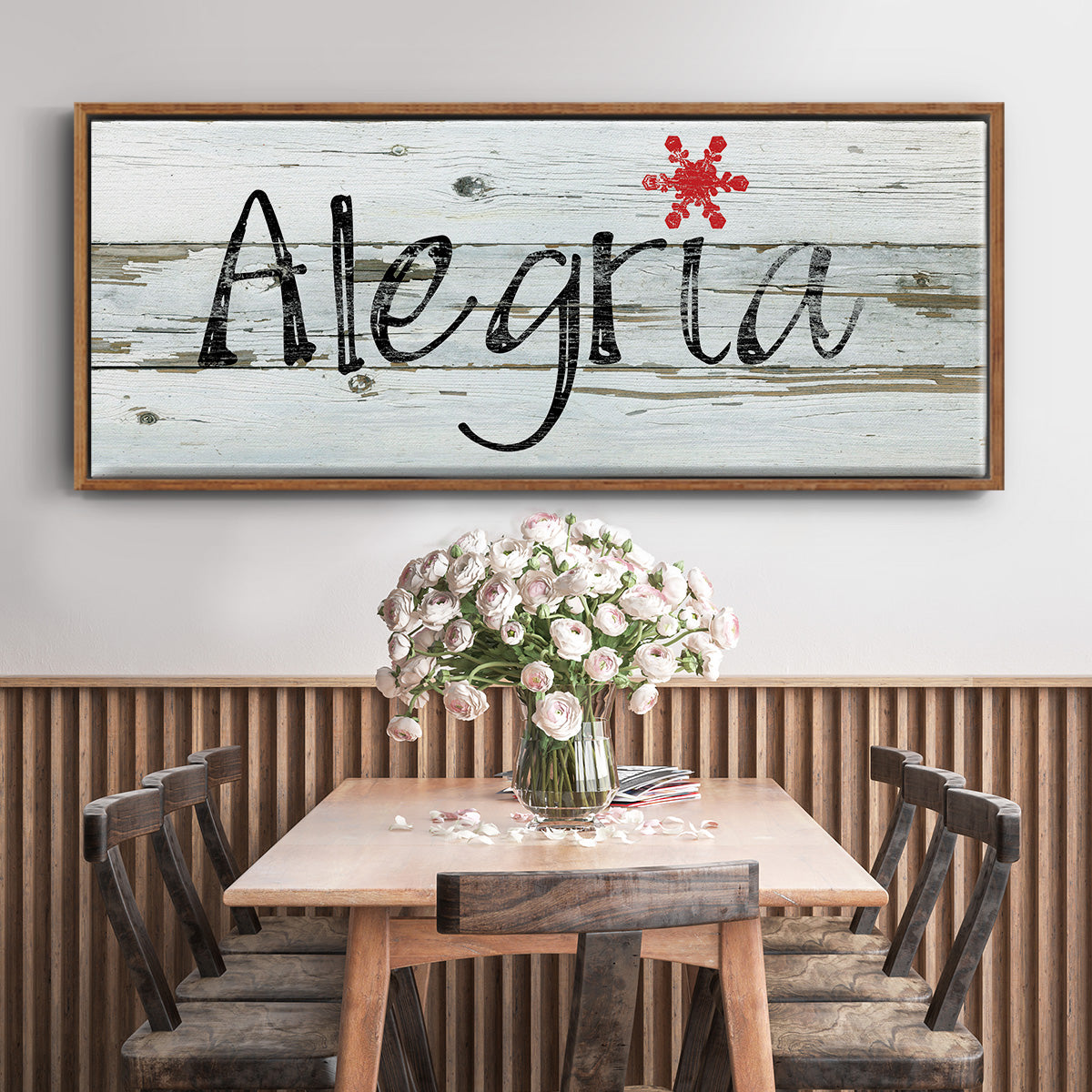 Alegria - Floater Framed Canvas Print