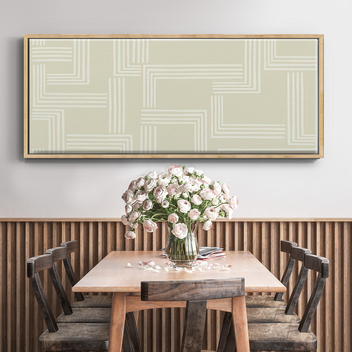 Roll Crossing IV - Floater Framed Canvas Print