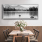 Mountain Reflection - Floater Framed Canvas Print