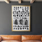 Grey Arches III - Modern Framed Canvas Print