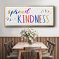 Rainbow Kindness - Floater Framed Canvas Print