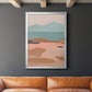 Desert Sunrise II - Modern Framed Canvas Print