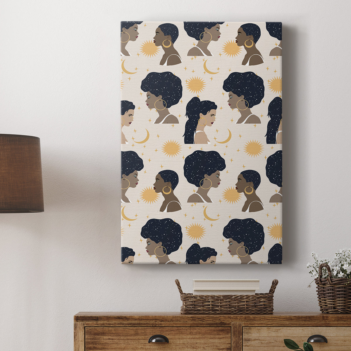 Heavenly Hair Collection E - Canvas Art Print