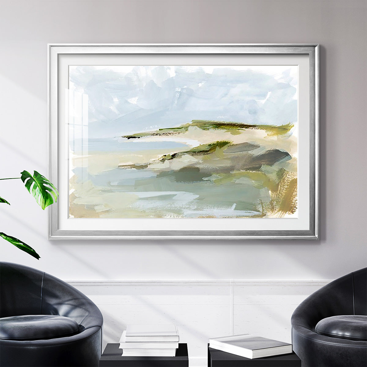 Sea Cove Impression I - Modern Framed Art Print