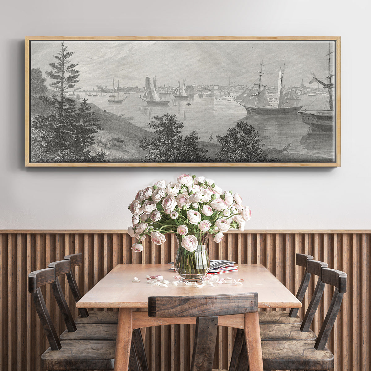 City of Detroit - Floater Framed Canvas Print