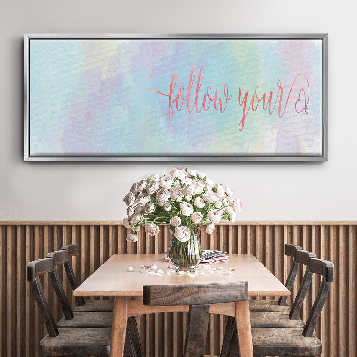 Follow Your - Floater Framed Canvas Print