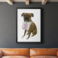 Love and Boxer - Modern Framed Canvas Print