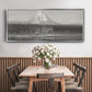 Mount Hood from the Columbia - Floater Framed Canvas Print