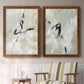 Scribble Veil I - Premium Framed Canvas 2 Piece Set - Ready to Hang