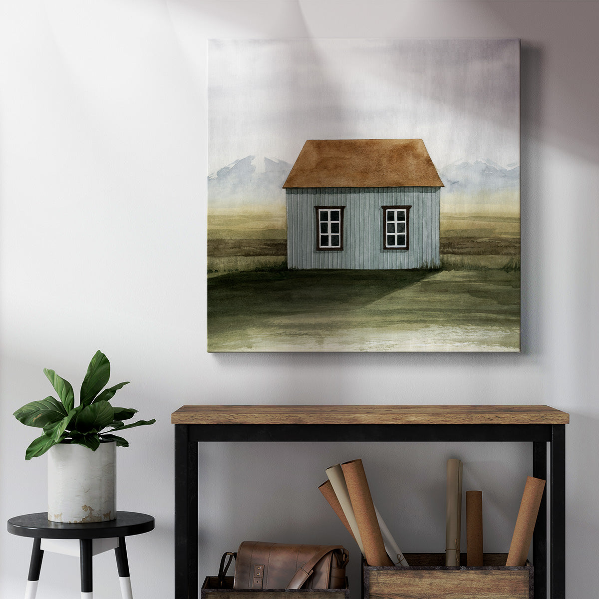 Nordic Cottage I-Premium Gallery Wrapped Canvas - Ready to Hang