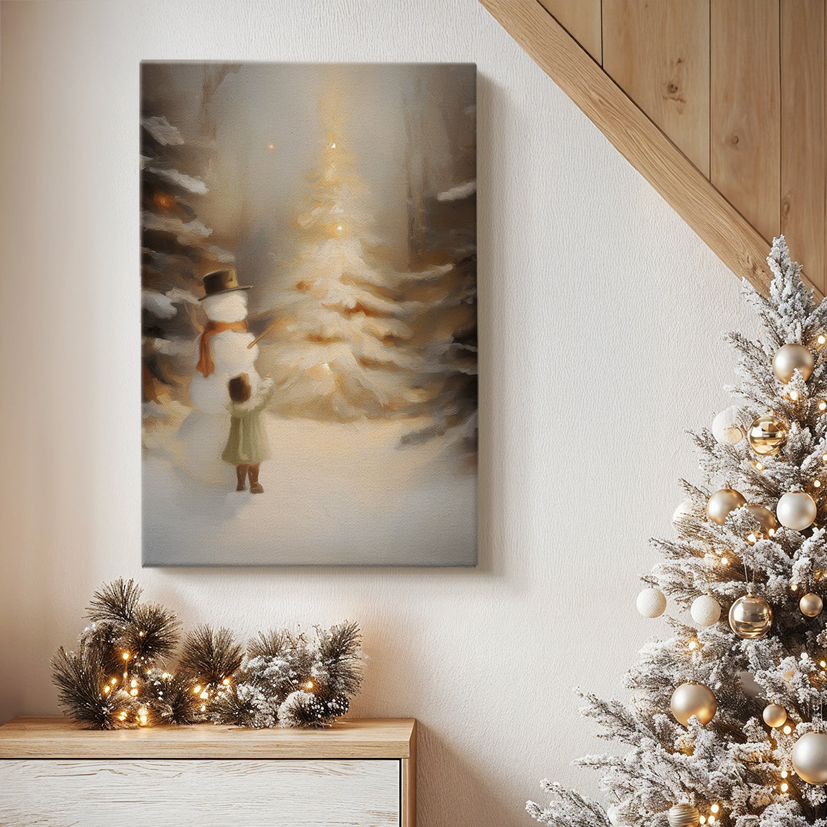 Amber Blessing of Morning - Canvas Art Print