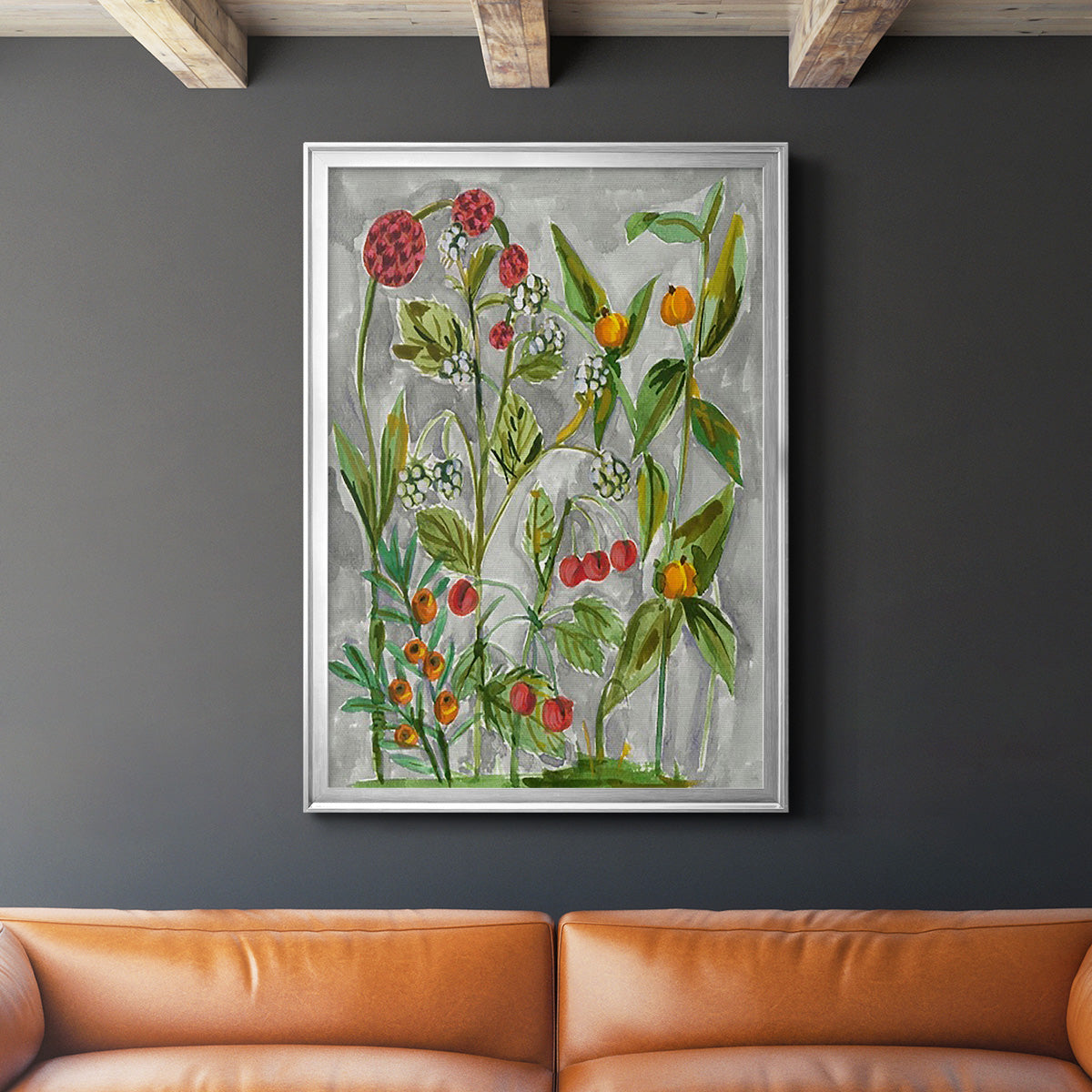 Dear Nature II - Modern Framed Canvas Print