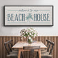 Our Beach House - Floater Framed Canvas Print