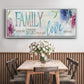 Family Love Story - Floater Framed Canvas Print