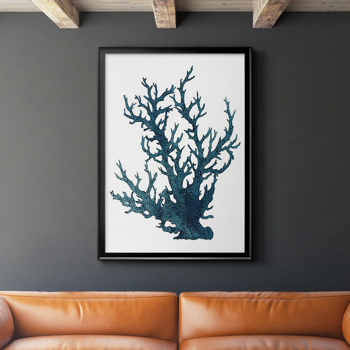 Coral Souvenirs IV - Modern Framed Canvas Print