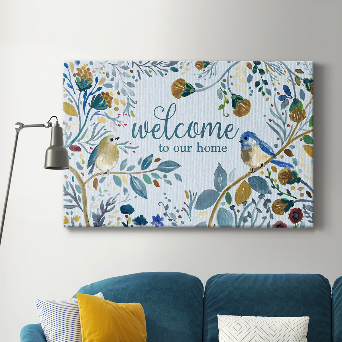 Welcome to Our Home Premium Gallery Wrapped Canvas - Ready to Hang