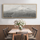 Mount Shasta - Floater Framed Canvas Print
