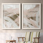 Earthtone Swipe I - Premium Framed Canvas 2 Piece Set - Ready to Hang