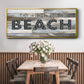 Better at the Beach - Floater Framed Canvas Print
